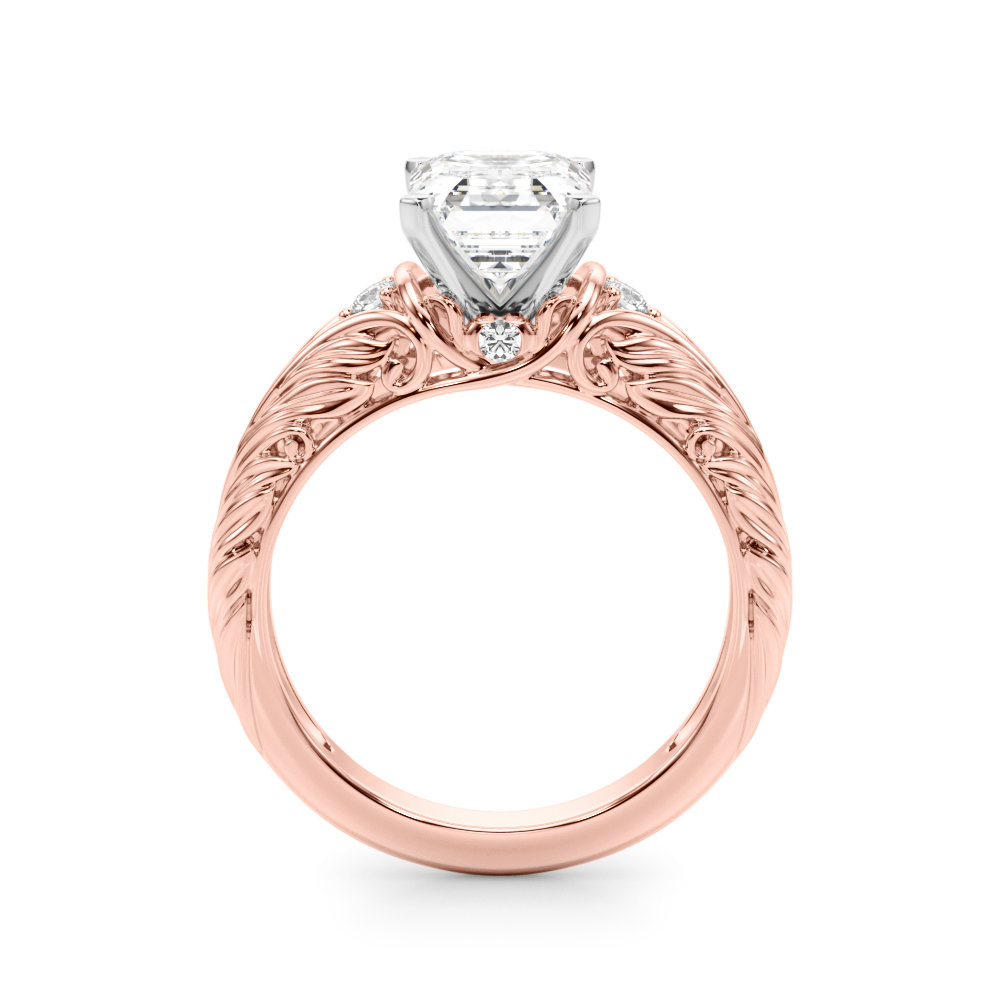 Dhrastlin Lab-Created 4 Prong Set Diamond Ring