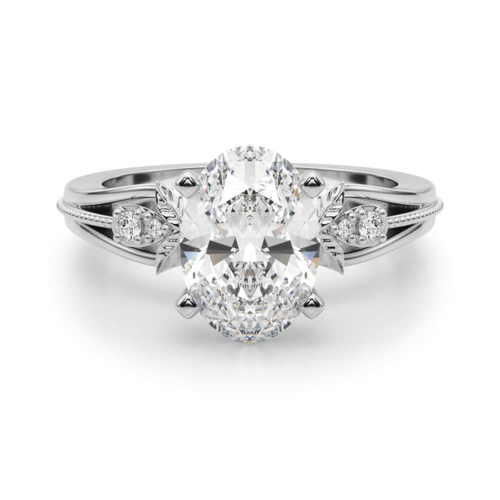 Naira Lab-Created 4 Prong Set Diamond Ring