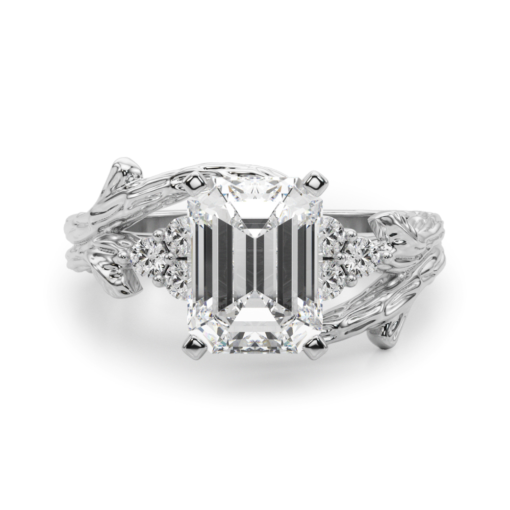 Veronisa Lab-Created 4 Prong Set Diamond Ring
