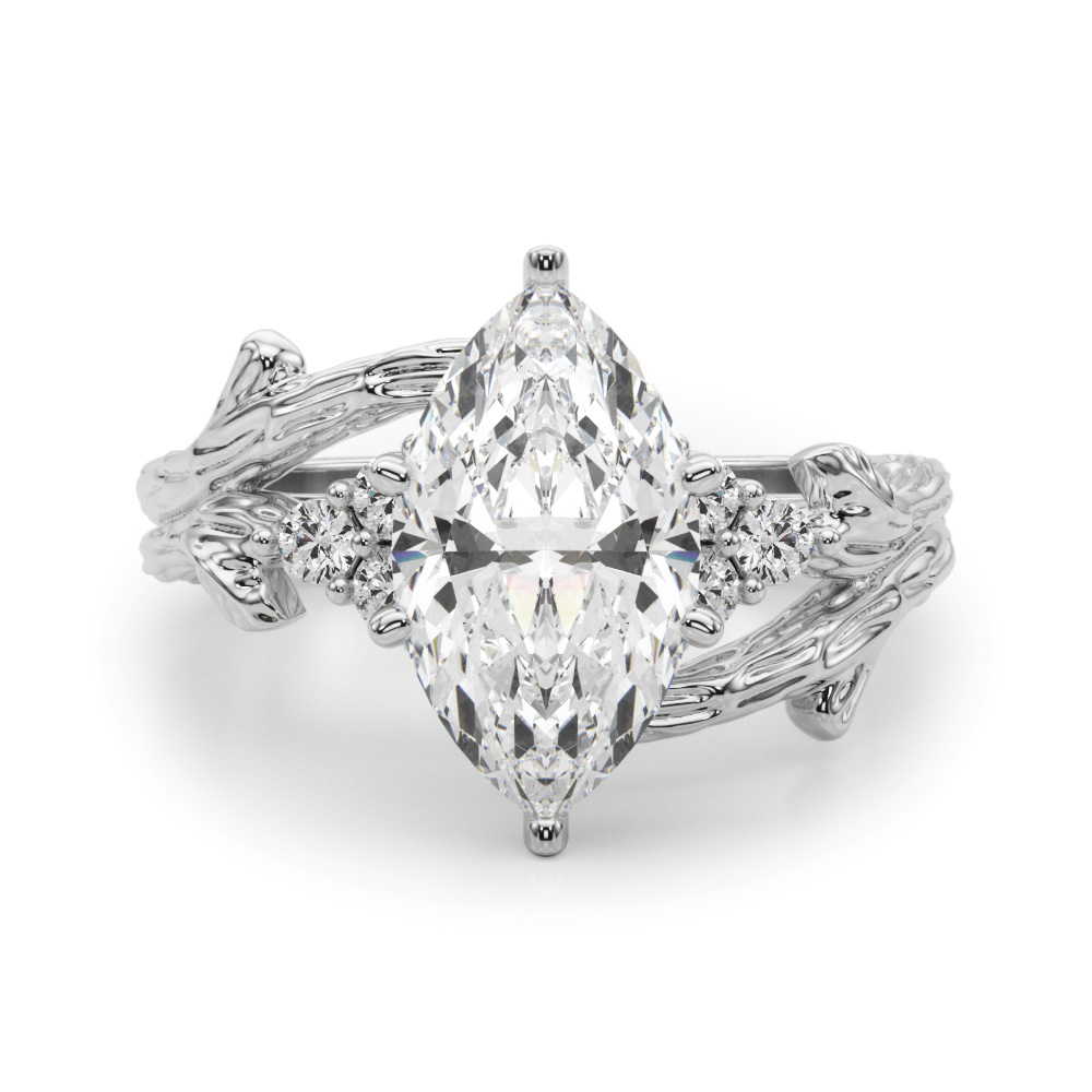 Veronisa Lab-Created 6 Prong Set Diamond Ring