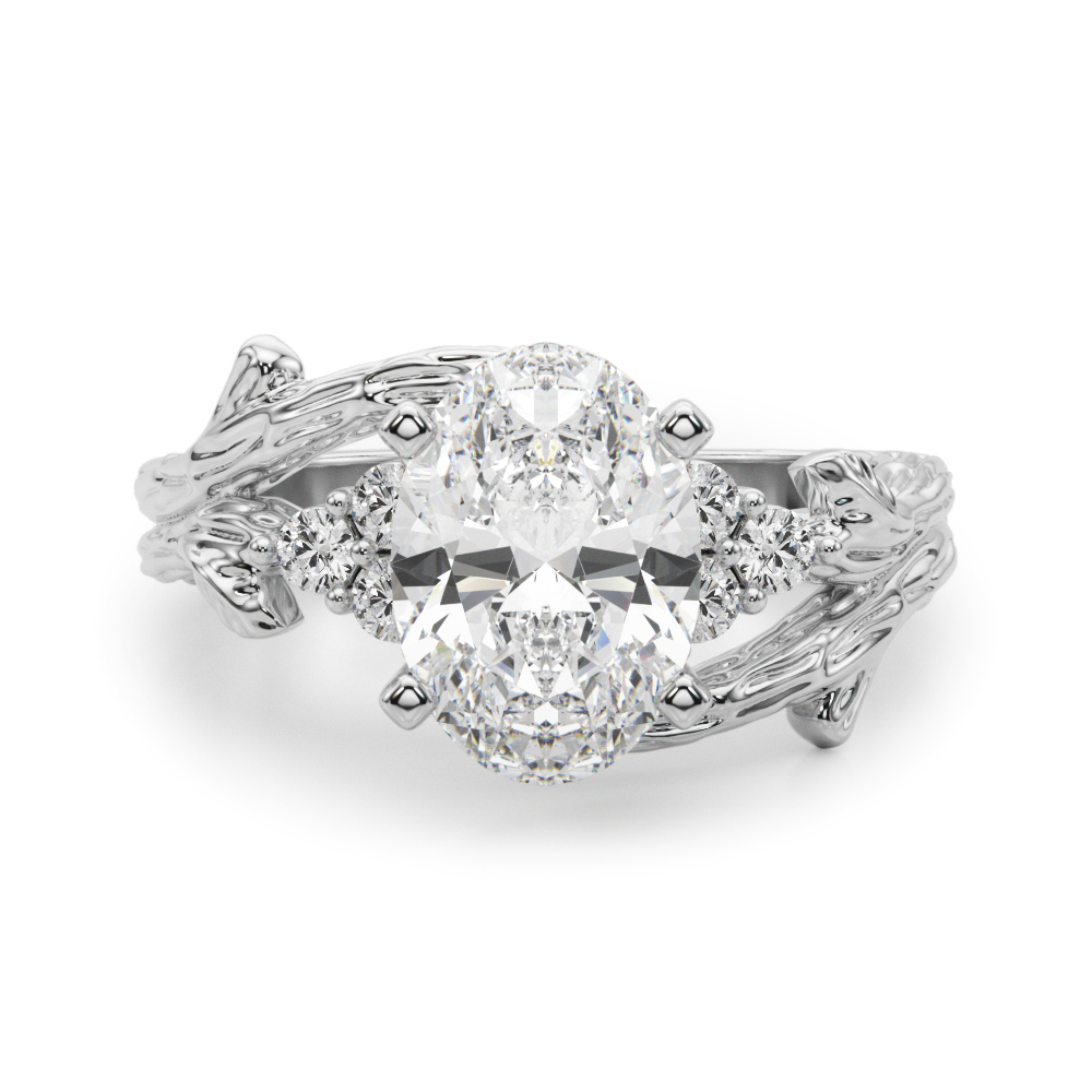 Veronisa Lab-Created 4 Prong Set Diamond Ring