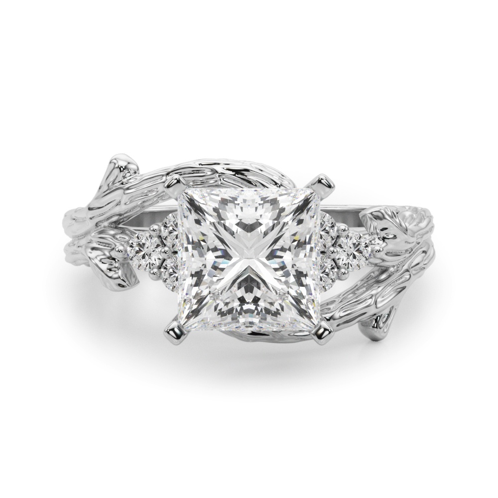 Veronisa Lab-Created 4 Prong Set Diamond Ring