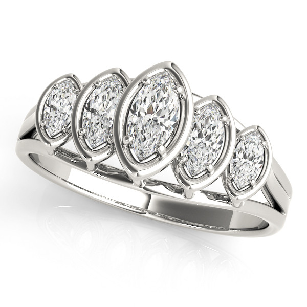 Natural Prong-Set Diamond Ring