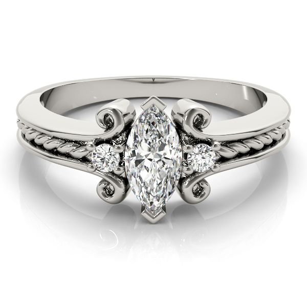Lab-Created 2 Prong Diamond Ring
