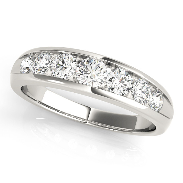 Ivelisse Natural Channel-Set  Diamond Ring