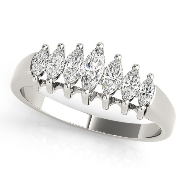 Waverlay Lab-Created Prong-Set Diamond Ring