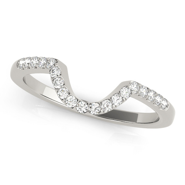Senyolin Natural Diamond Pave set Wedding Ring