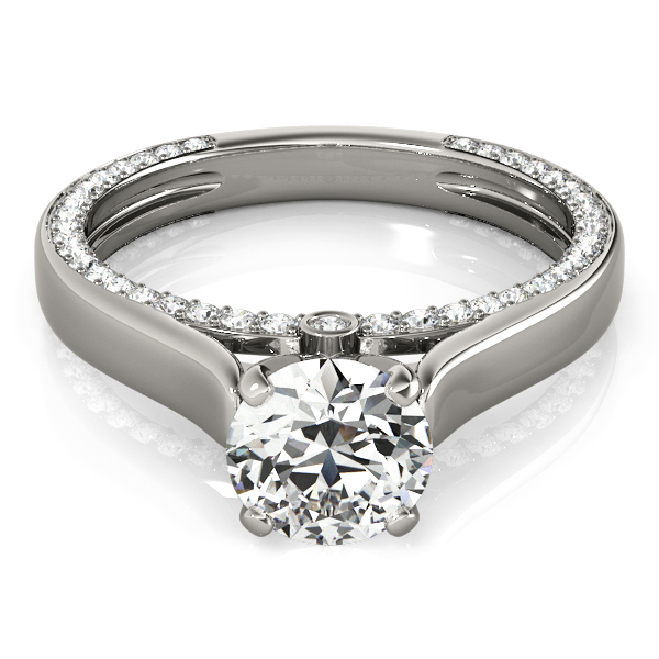 Grivya Lab-Created 4 Prong  Diamond Ring
