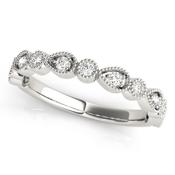 Natural Bezel-Set Diamond Ring