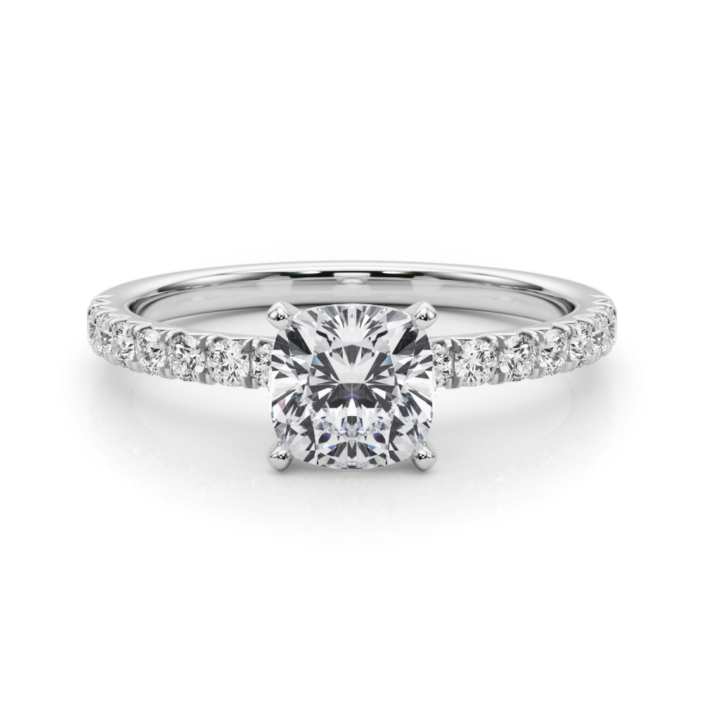 Shaila Natural Diamond 4 Prong Engagement Ring