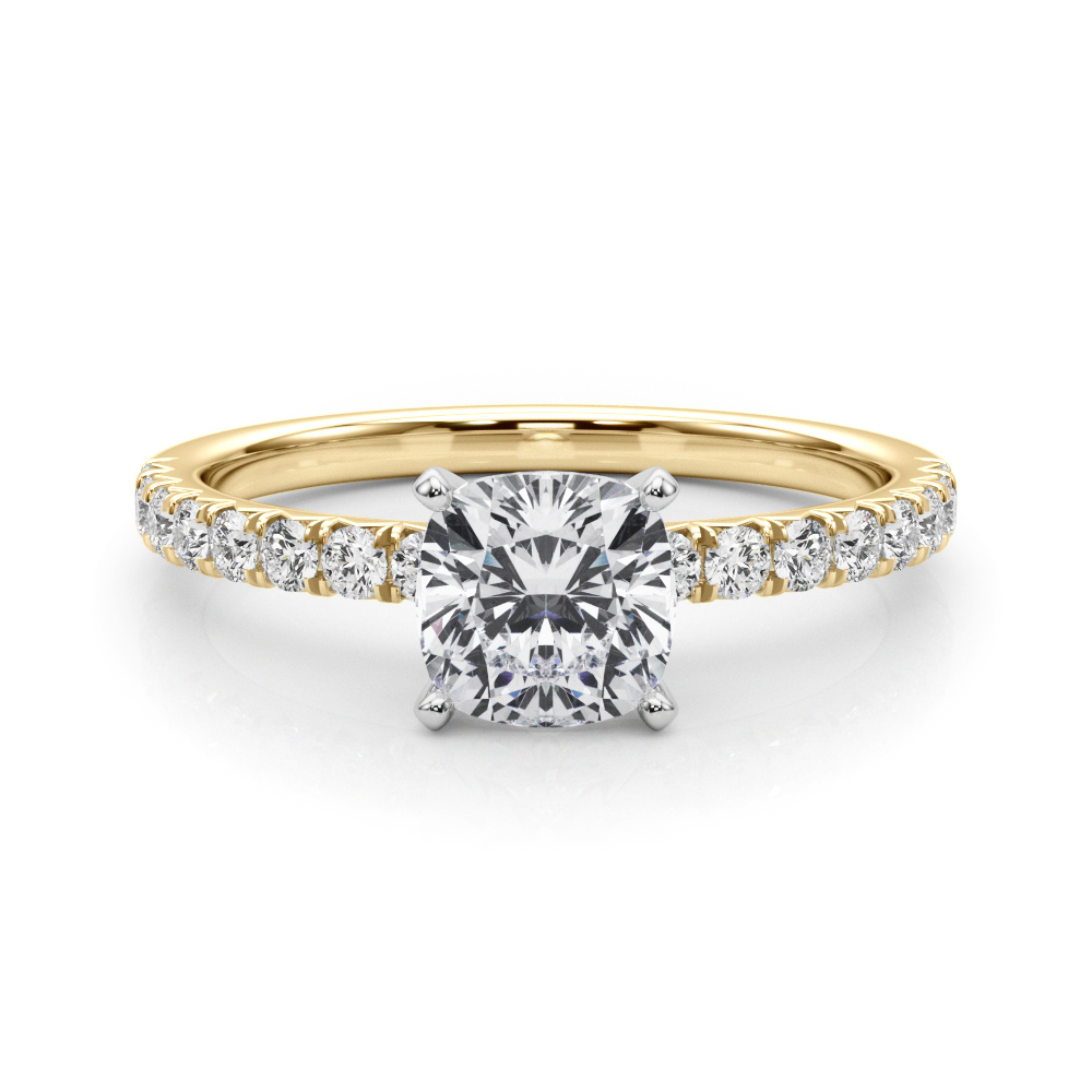 Shaila Natural Diamond 4 Prong Engagement Ring