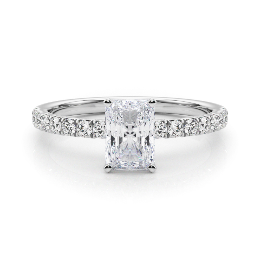 Shaila Natural Diamond 4 Prong Engagement Ring