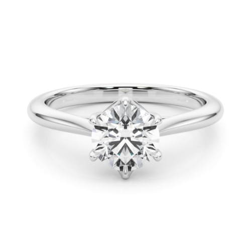 Dionna Natural 6 Prong  Diamond Ring