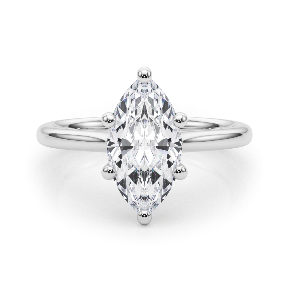 Evenna Lab-Created 6 Prong  Diamond Ring
