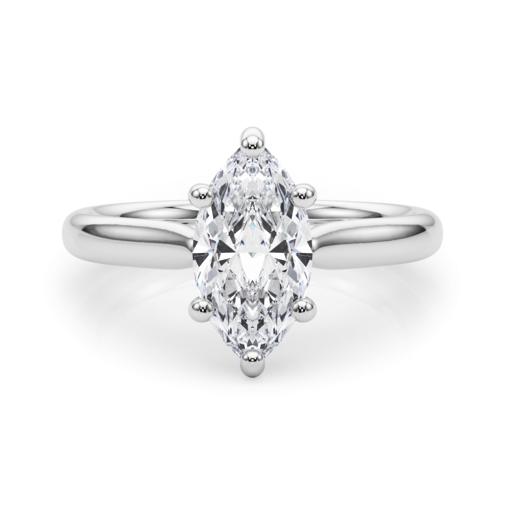 Deorna Lab-Created 6 Prong  Diamond Ring
