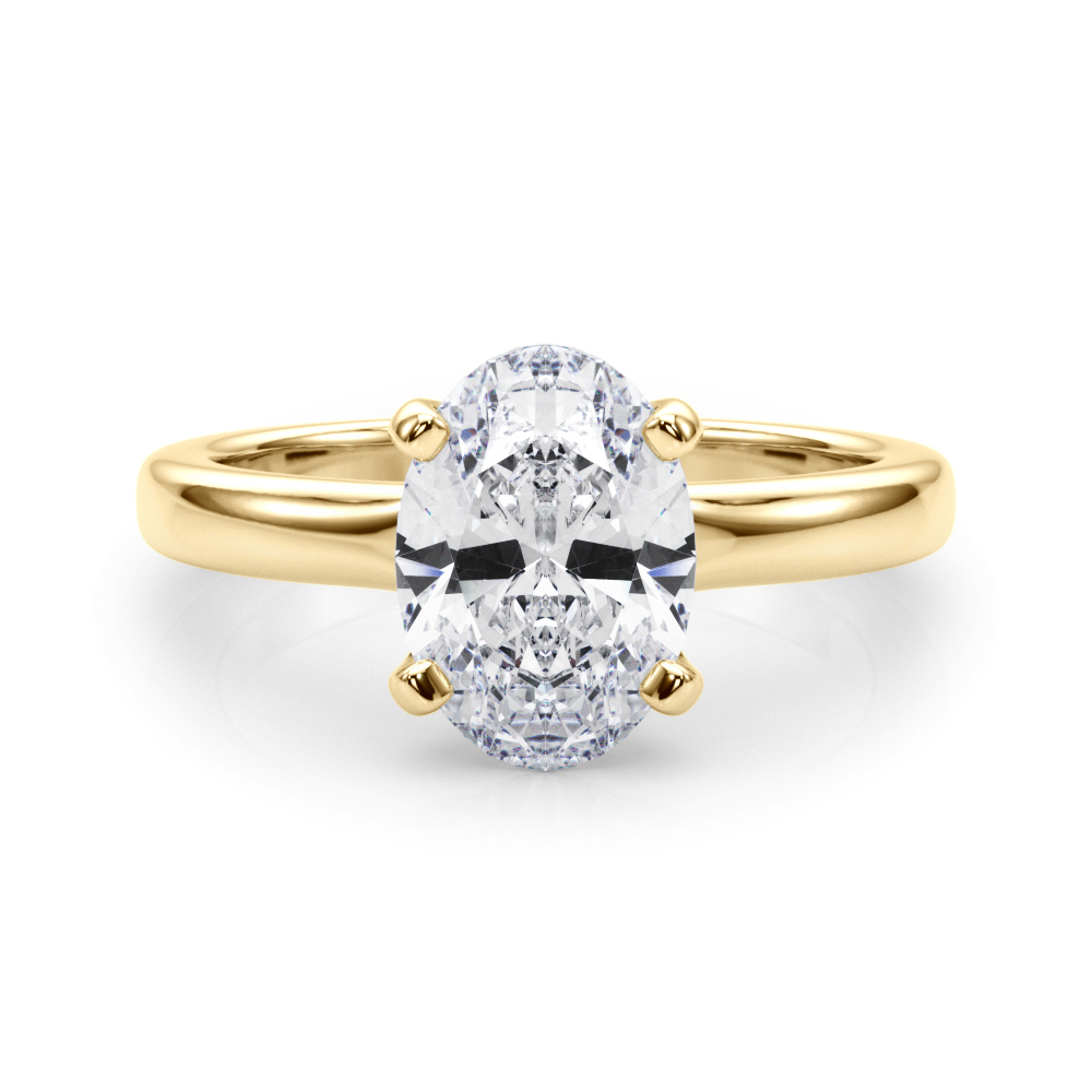 Deron Lab-Created 4 Prong  Diamond Ring