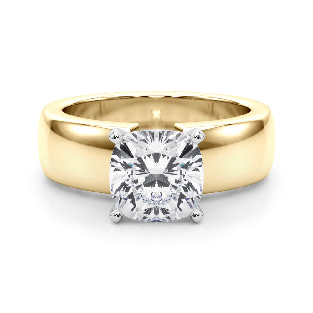 Dralin Lab-Created 4 Prong  Diamond Ring