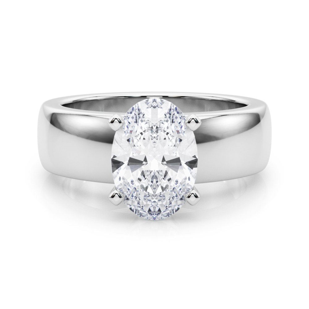 Diorenna Lab-Created 4 Prong  Diamond Ring