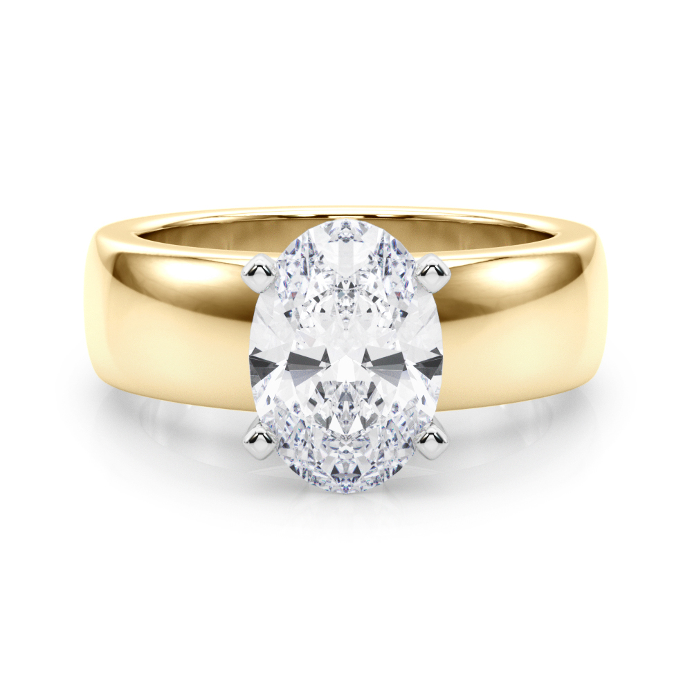 Diorenna Lab-Created 4 Prong  Diamond Ring