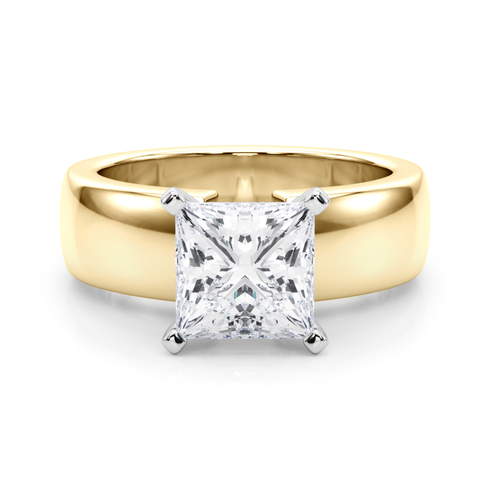 Diorena Lab-Created 4 Prong  Diamond Ring