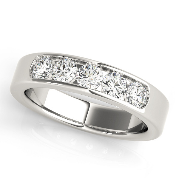 Cayleigh Lab-Created Channel-Set  Diamond Ring