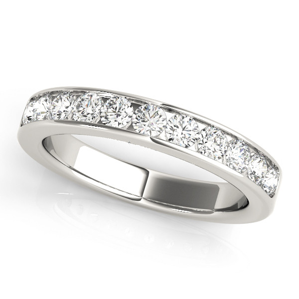 Baylay Natural Channel-Set  Diamond Ring