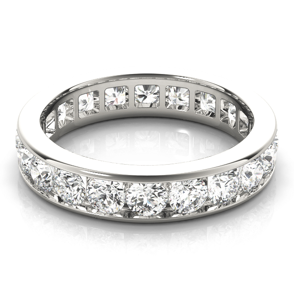 Lina Natural Channel set  Diamond Ring