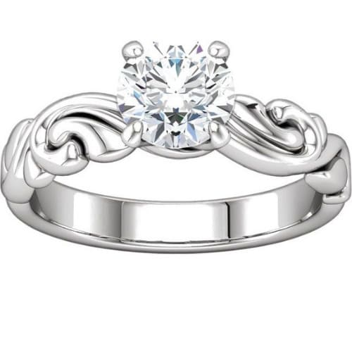 Maycie Natural 4 Prong  Diamond Ring