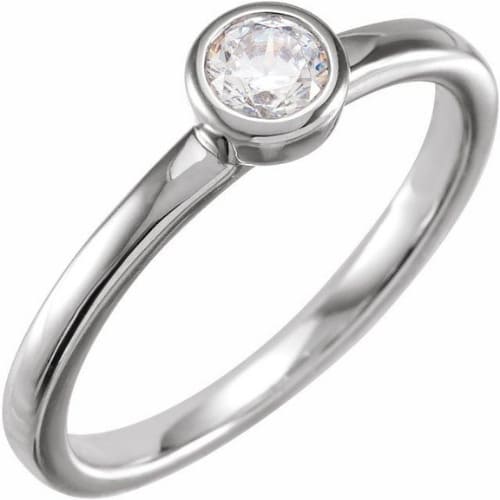 Marlinynn Natural Bezel  Diamond Ring