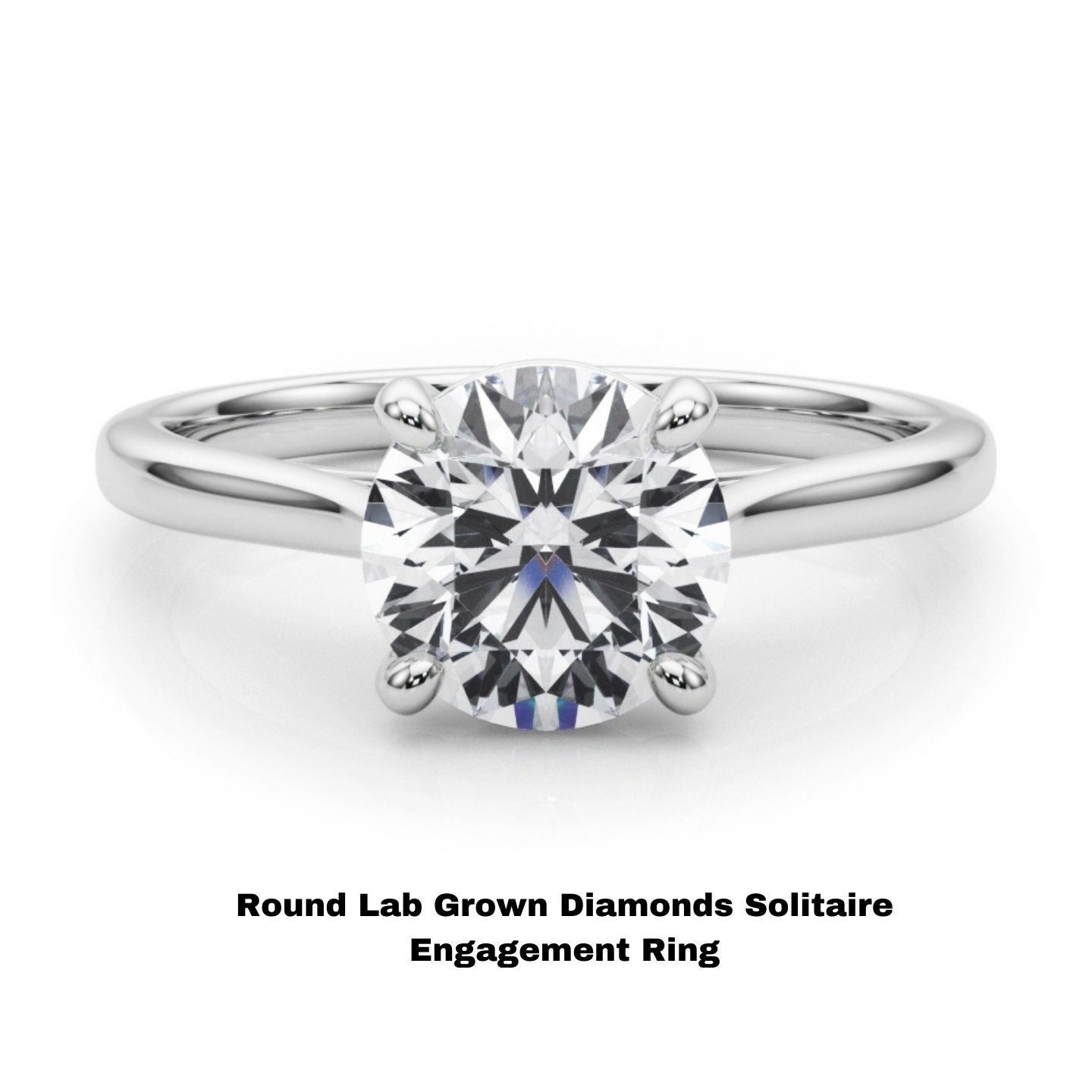 Cartier Lab-Created Diamond Prong Set  Engagement Ring