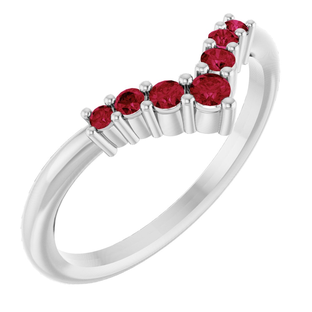 Zailey Natural Ruby  Engagement Ring