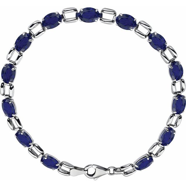 Talli Blue Sapphire  Diamond Bracelet