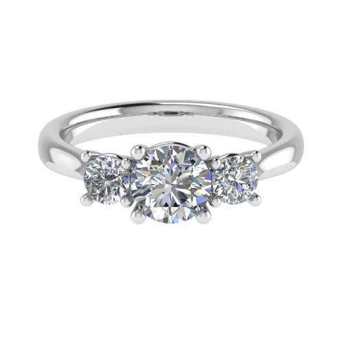 Darlina Natural Diamond 4 Prong  Engagement Ring