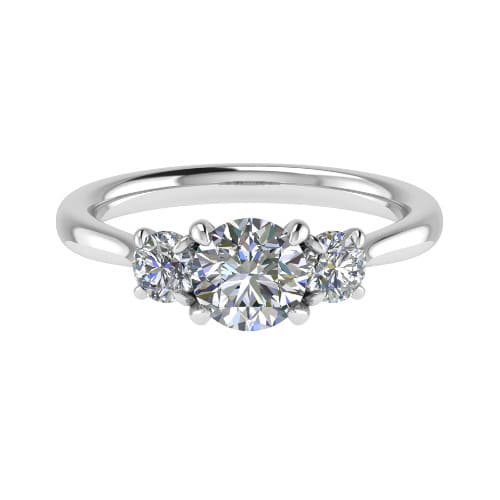 Dyan Natural Diamond 4 Prong  Engagement Ring