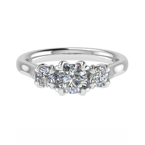 Diondra Natural Diamond 4 Prong  Engagement Ring