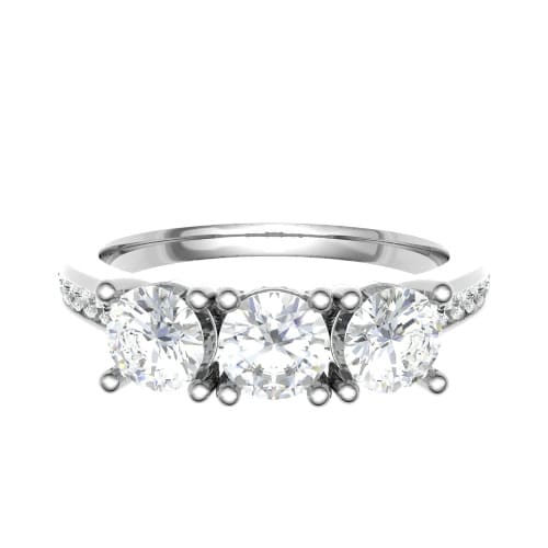 Dagian Natural 4 Prong  Diamond Ring