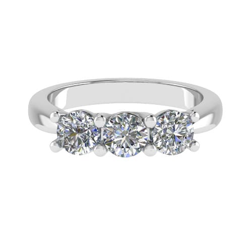 Dawnielle Natural Diamond 4 Prong  Engagement Ring