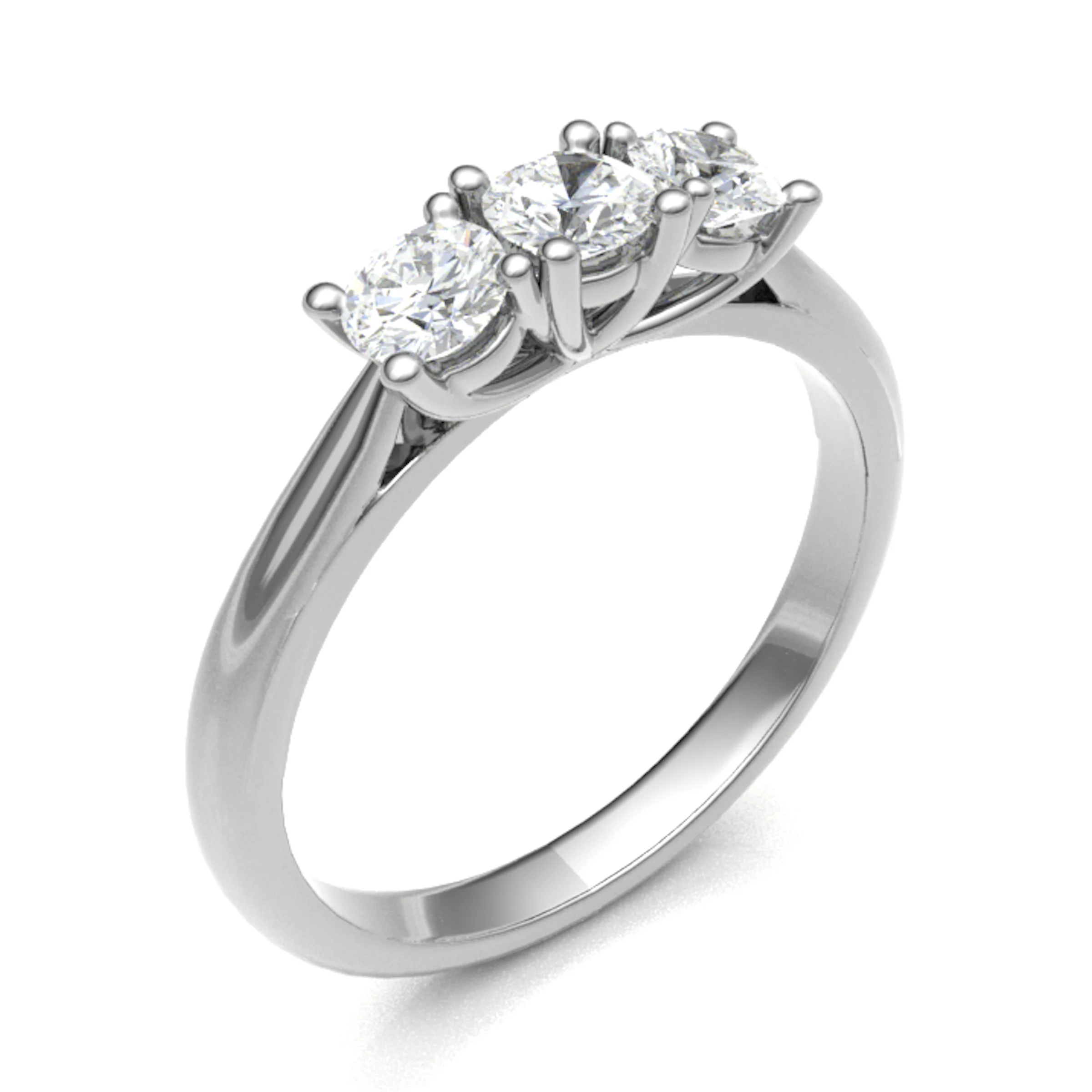 Danise Natural Diamond 4 Prong  Engagement Ring