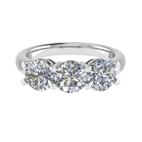 Deniece Natural Diamond 4 Prong  Engagement Ring